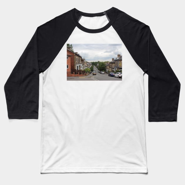 Harcourt Road Sheffield Baseball T-Shirt by mwcannon